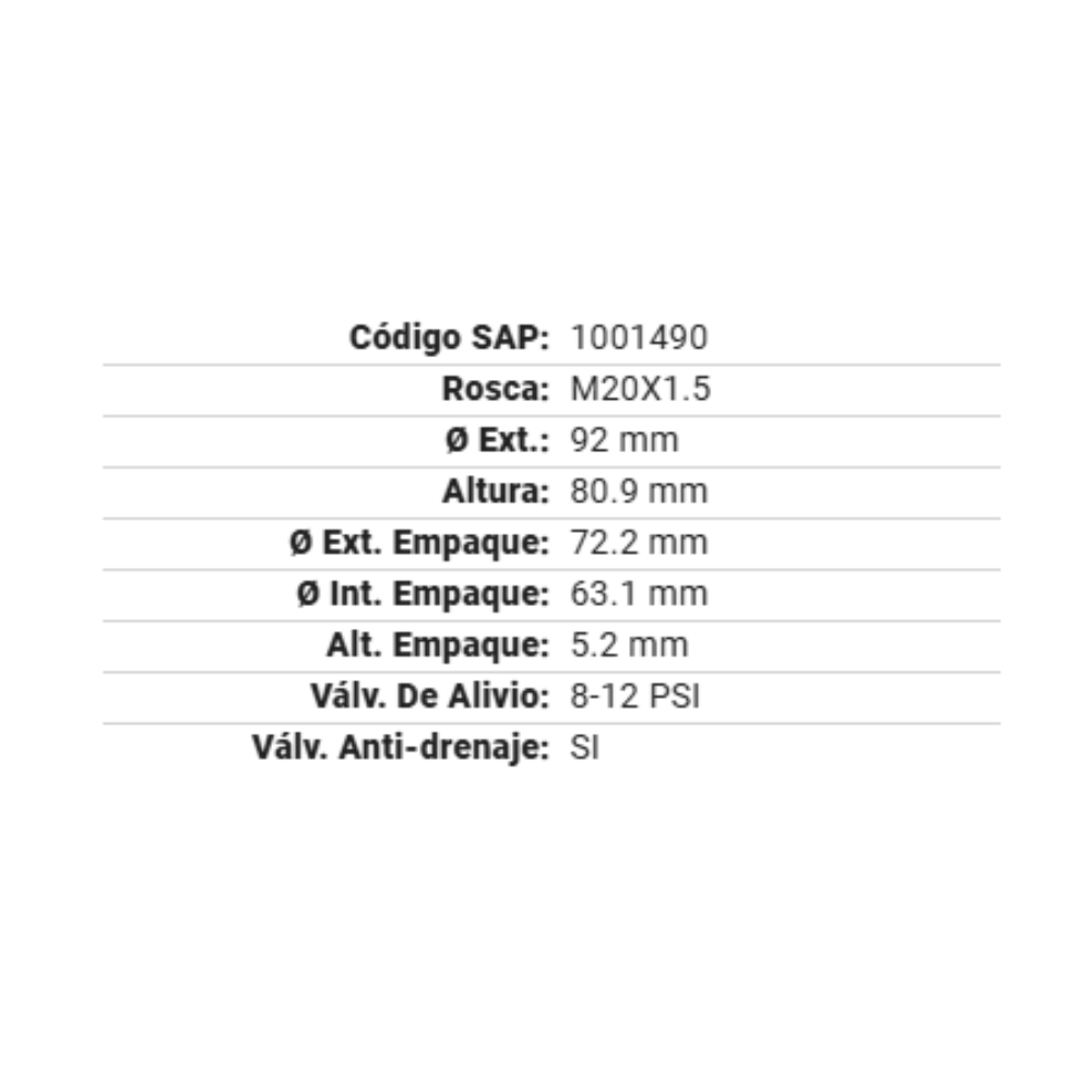 Filtros De Aceite Gp-40 Gonher 12pz Mayoreo