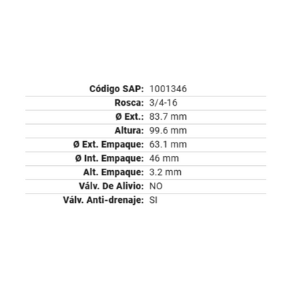 Filtros De Aceite Gp-37 Gonher 12pz Mayoreo