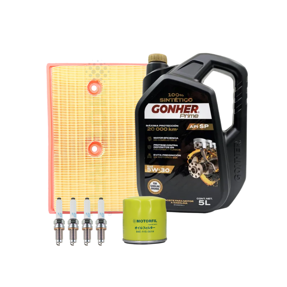 Kit Afinación Para Jetta Mk7 1.4 Tsi 2019-2021 Gonher 5w30