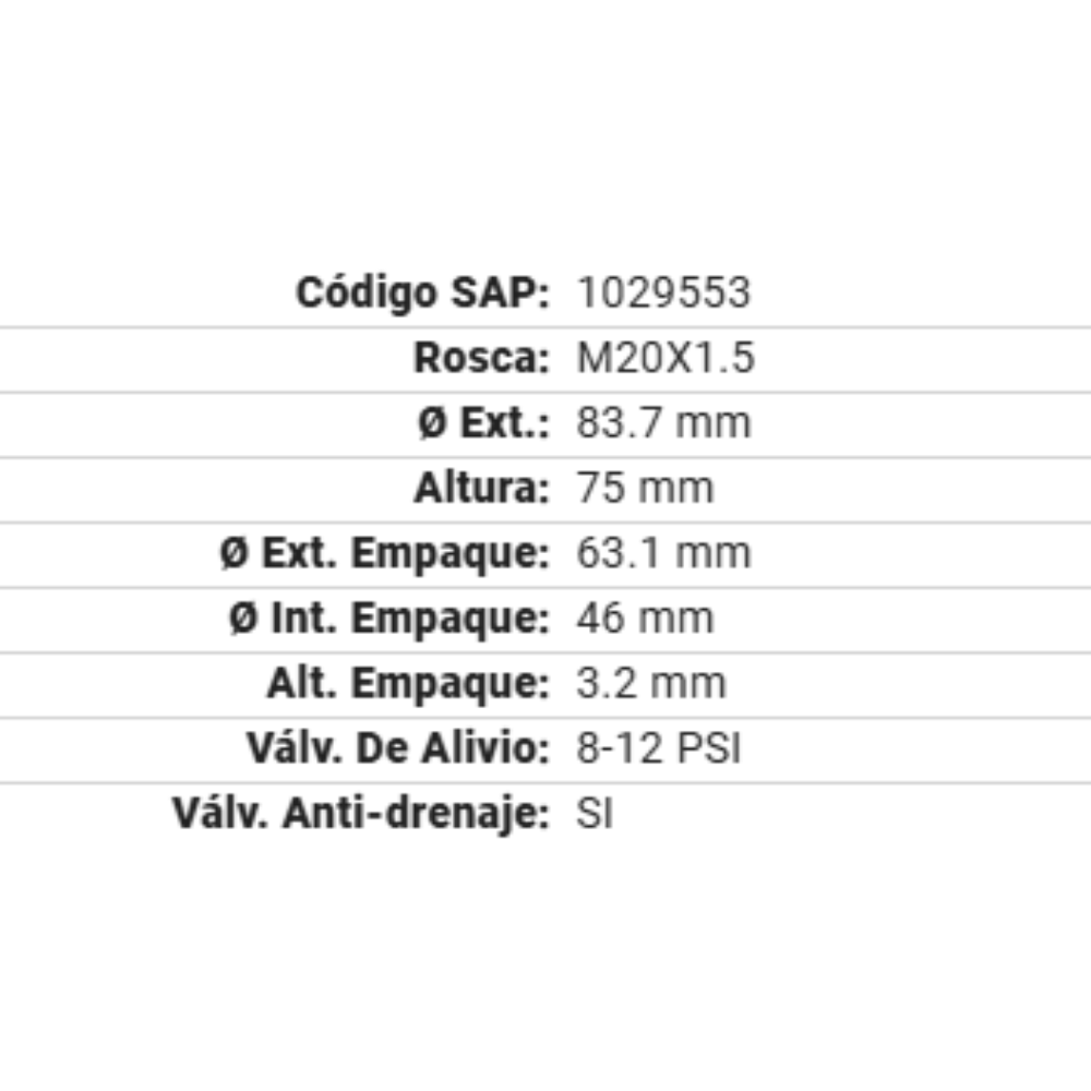 Filtros De Aceite Gps-6811 Gonher 12pz Mayoreo