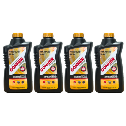 Kit Afinación Para Mg Mg5 1.5 2020-2023 Gonher 5w30 Api Sp