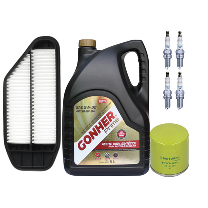 Kit De Afinacion Spark 2011 al 2017 1.2 5w30 Sintetico Gonher