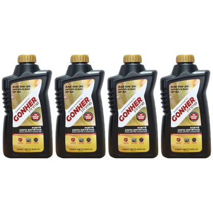 Kit Afinacion Ford Fiesta 2003-2010 1.6 Gonher 5w30 Bplatino