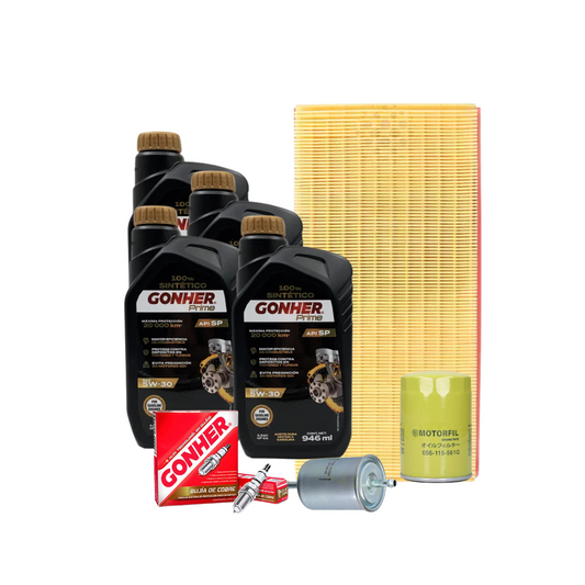 Kit De Afinación Jetta A4 Mk4 2000 Al 2010 2.0L 5w30 B/Ghoner