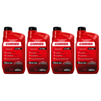 Kit Afinacion Chevy 1994-2012 Gonher 25w50