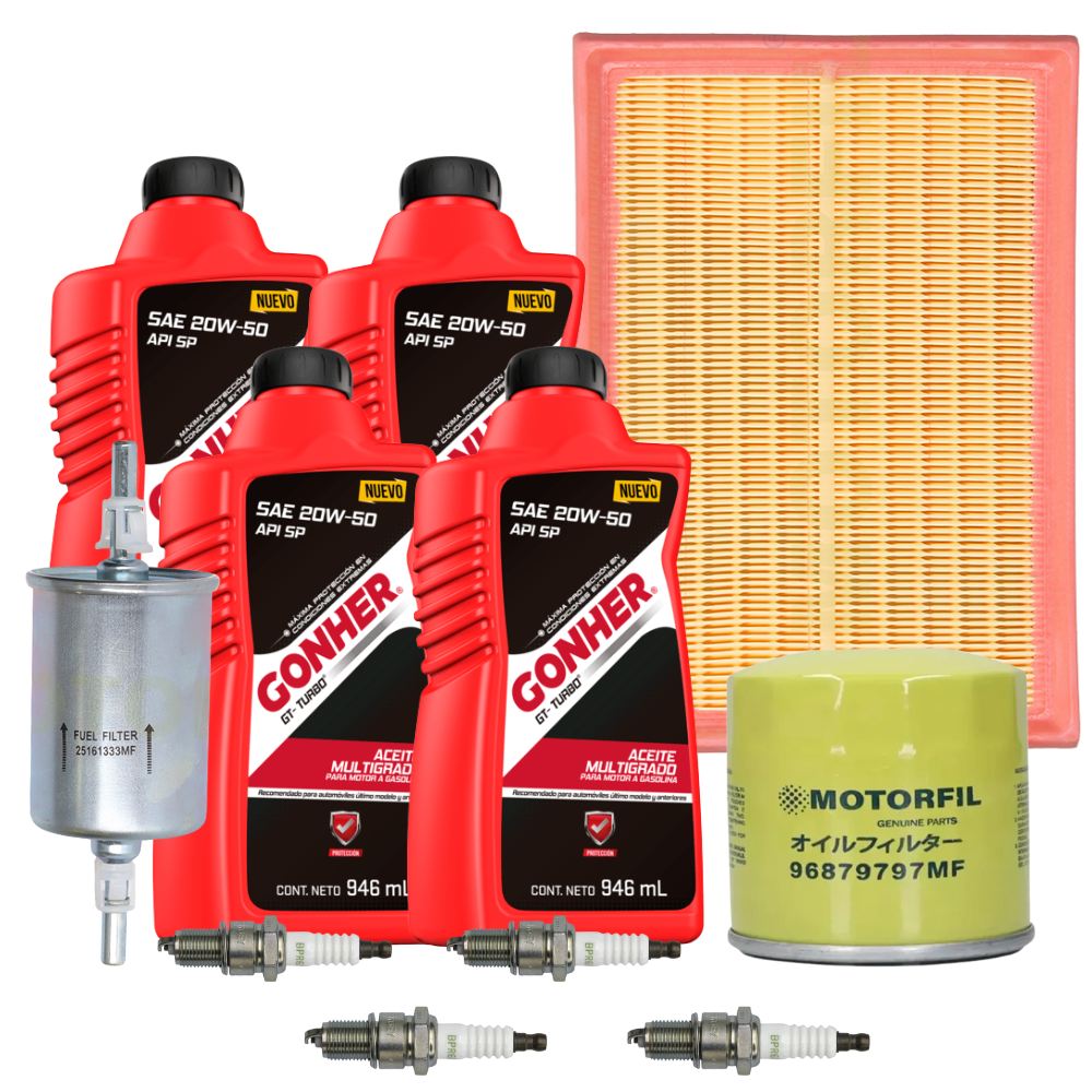 Kit De Afinación Corsa 2002-2008 1.8l L4 20w-50 Gonher