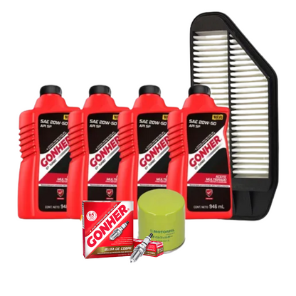 Kit Afinación Spark 2011-2018 1.2 20w50 Bujia Gonher