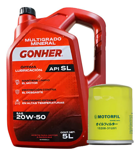 Kit Cambio Aceite Mitsubishi Lancer 2004 Al 2007 2.0 L