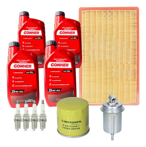 Kit De Afinacion Dodge Atos 2009 Al 2012 1.1 Gonher 15w40