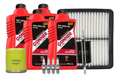 Kit De Afinacion Matiz 2003 Al 2005 1.0 20w50 Gonher