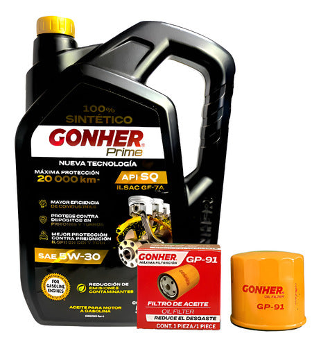 Kit Cambio Aceite 5w30 Mazda 2 2012-2023 L4 1.5 L