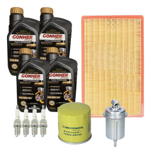 Kit De Afinacion Dodge Atos 2009 Al 2012 1.1 Gonher 5w30