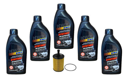 Kit Cambio Aceite Touareg 2004 Al 2007 3.2 6v Kwx 5w30 Sint.
