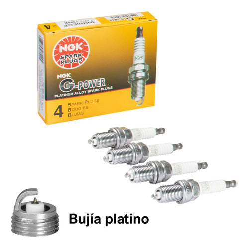 Kit Afinación Sin Aceite Aveo 1.6 2010 2011 C Bujías Platino