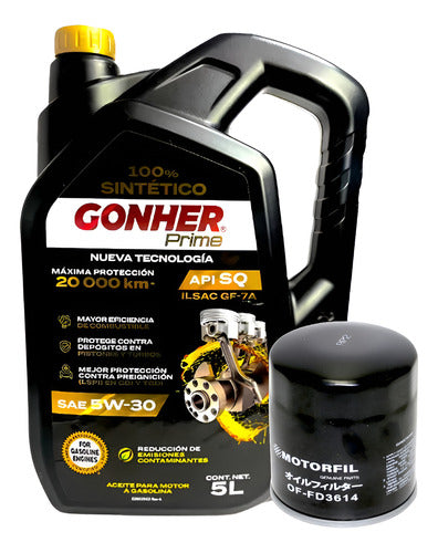 Kit Cambio Aceite Chrysler Town & Country 2009 2010 V6 4.0 L