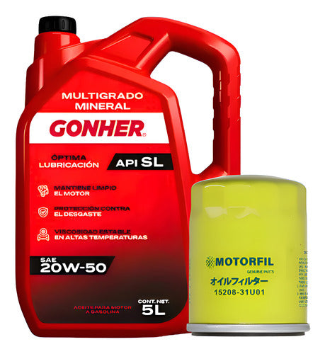 Kit Cambio Aceite Fiat Mobi 2017-2023 1.0 L