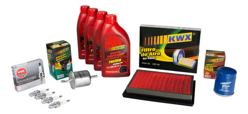 Kit Afinación Tsuru 2009 2010 2011 Con Bujía Ngk 20w50