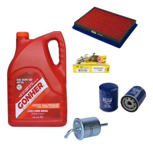 Kit De Afinacion Lucino 2000 Al 2001 1.6l Gonher 20w50
