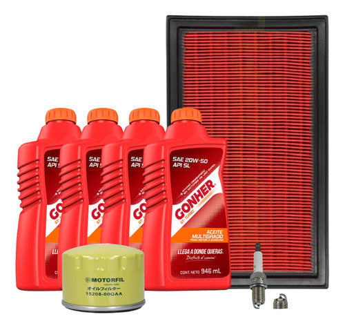 Kit Afinación Renault Scala 2013 1.6l 4l Gonher