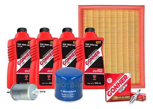 Kit Afinacion Chevy 1994 Al 2012 1.6 20w50 Gonher