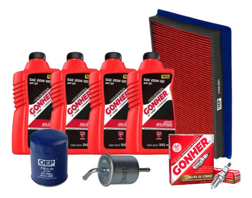 Kit De Afinacion Tsuru Iii 1995 Al 2008 1.6l B/gonher 20w50