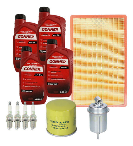 Kit De Afinacion Dodge Atos 2009 Al 2012 1.1 Gonher 20w50