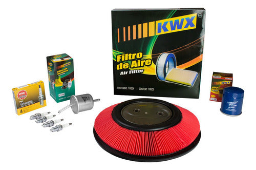 Kit Afinación Sin Aceite Nissan D21 2.4l 2005 Al 2010