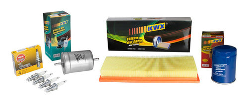 Kit Afinación Sin Aceite Vw Vocho 2004 Con Bujías Platino