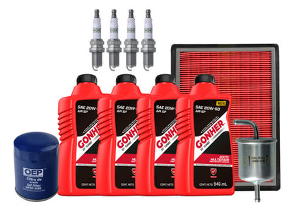 Kit De Afinacion Tsuru Iii 1995 Al 2008 1.6l Gonher B/platin