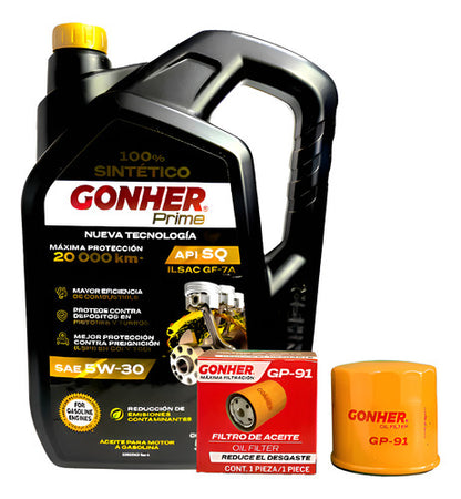Kit Cambio Aceite 5w30 Nissan Rogue 2008-2014 L4 2.5 L