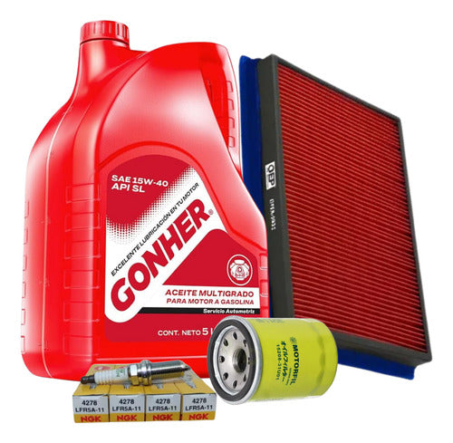 Kit De Afinación X-trail 2006 2.5l Gonher 15w40