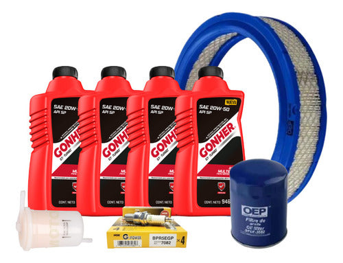 Kit De Afinacion Tsuru I-ii 1884 Al 1991 1.6 L Gonher B/plat