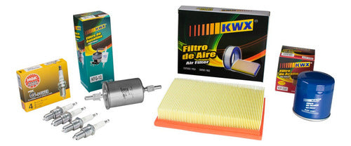 Kit Afinación Sin Aceite Chevy 2000 2001 2002 Bujías Platino