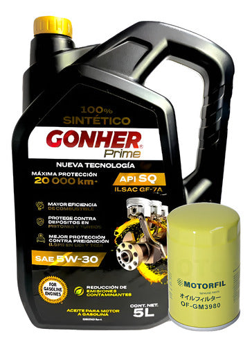Kit Cambio Aceite Chevrolet S-10 1992 V6 2.8 L