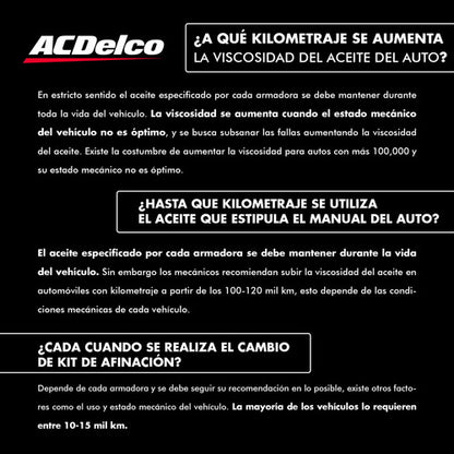 Kit De Lubricación Tornado 2012 L4 1.8l Chevrolet