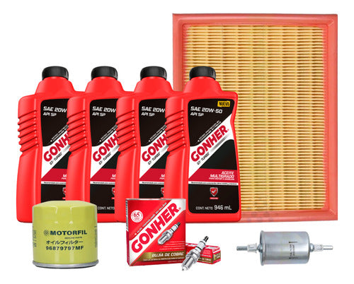 Kit Afinacion Chevy Pick Up 1999-2003 1.4 1.6 B/gonher 20w50