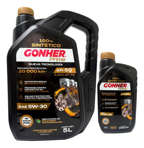 Kit Cambio Aceite Journey 2009 Al 2010 3.5 5w30 Api Sq