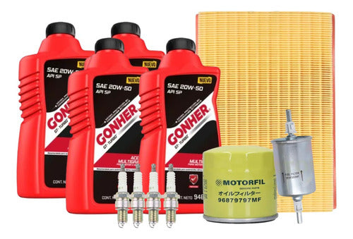 Kit De Afinacion Corsa 2002-2008 1.4 1.6 20w50 Gonher