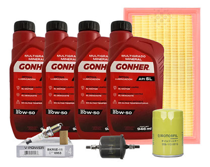 Kit Afinación Pointer 2005 Al 2009 Aceite Gonher