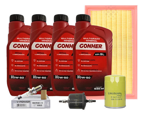 Kit Afinación Pointer 2005 Al 2009 Aceite Gonher