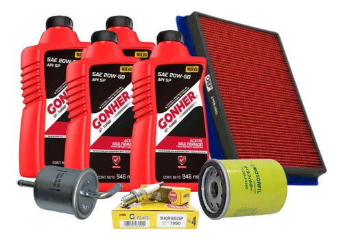 Kit De Afinacion Tsuru Iii 2009 Al 2017 1.6l Gonher B/platin
