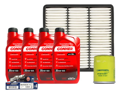 Kit Afinación Mitsubishi Outlander 03-07 2.4l 4l B/platino