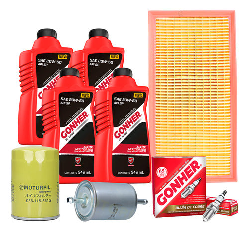 Kit De Afinación Jetta A4 Mk4 2000 Al 2010 2.0 Bujía Gonher