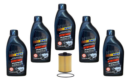 Kit Cambio Aceite Touareg 2012 Al 2017 3.6 6v 5w30 Kwx Sint.