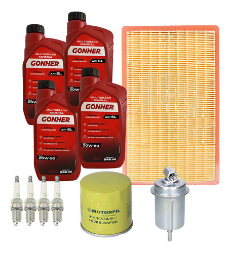 Kit De Afinacion Dodge Atos 2005 Al 2008 1.1 Gonher 20w50