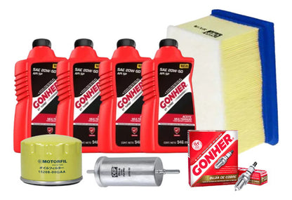 Kit De Afinacion Platina 2002 Al 2010 1.6 L 20w50 Bujía Gco