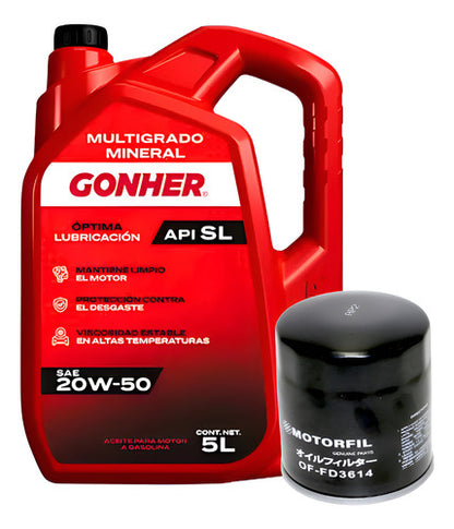 Kit Cambio Aceite Baic X65 2018-2020 2.0 L