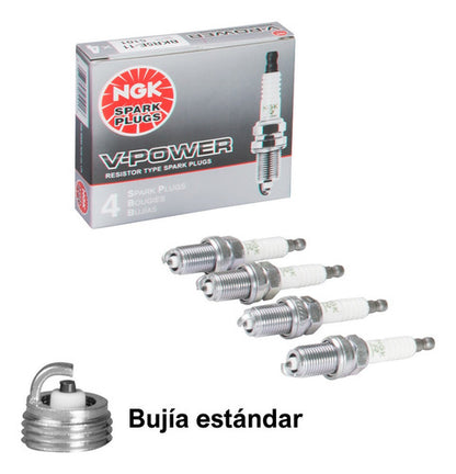 Kit Afinación Tsuru 2009 2010 2011 Con Bujía Ngk 20w50