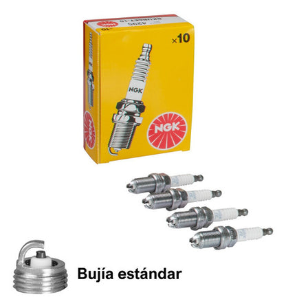 Kit Afinación Sin Aceite Jetta 2l 2004 2005 C/ Bujía Platino