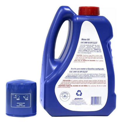 Kit Cambio Aceite Aveo 1.6 2012 2013 2014 2015 2016 20w50